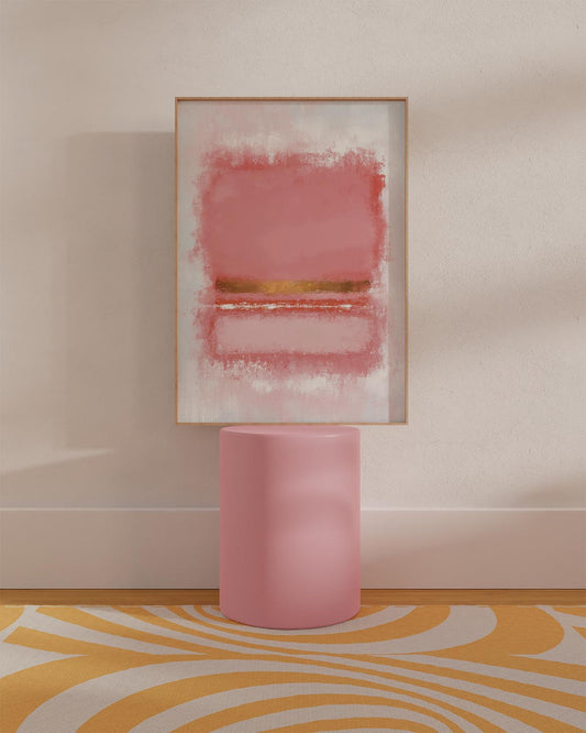 Pink abstract poster