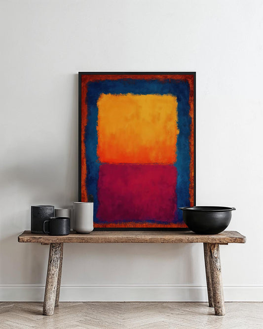 Abstract red 2 poster