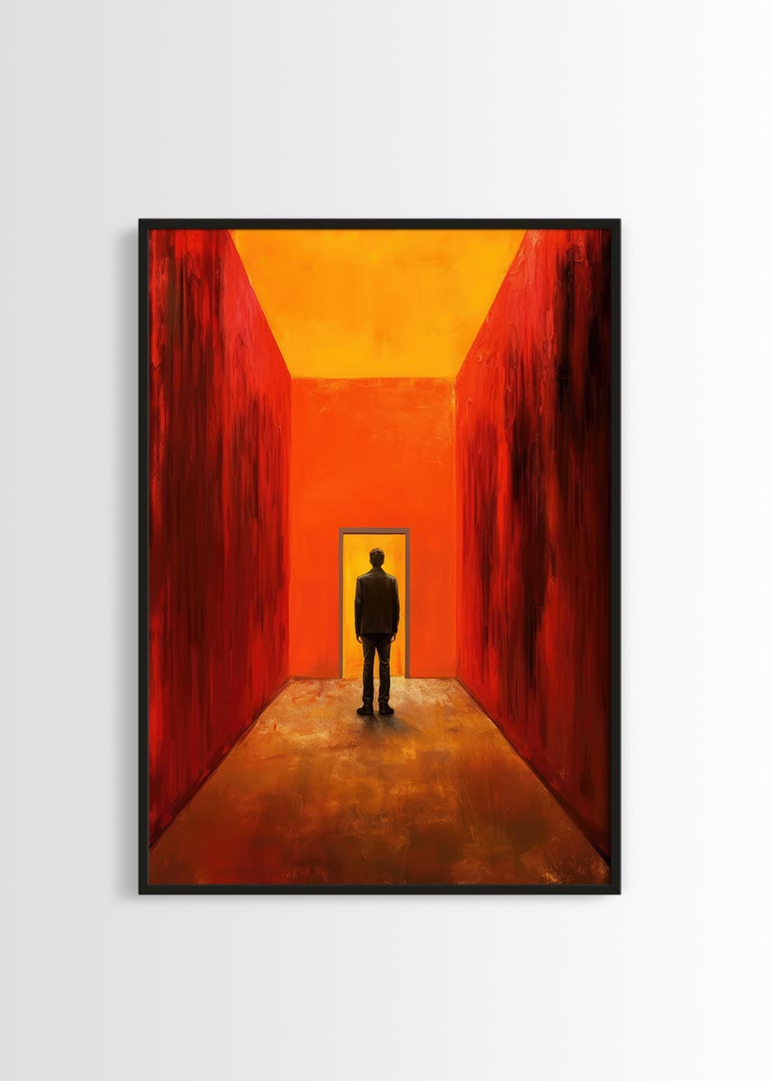 abstract painting poster