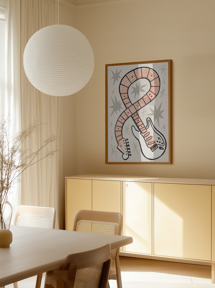 Rock and Roll Ampersand Poster