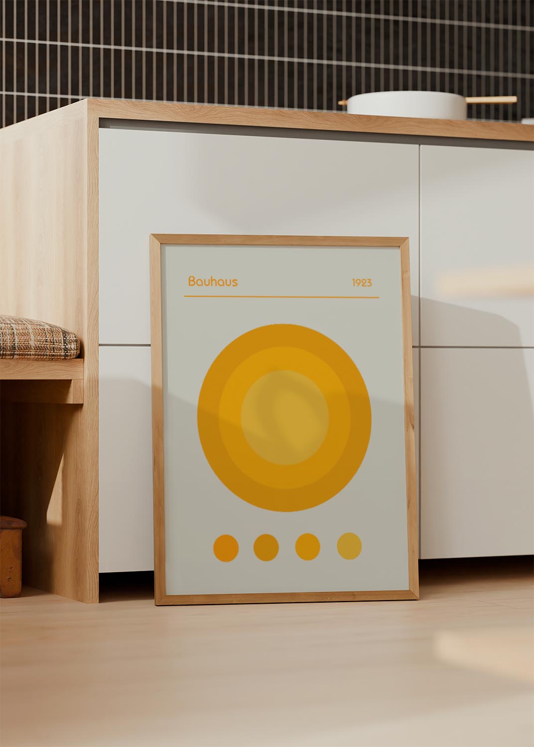 Bauhaus 1923 yellow poster
