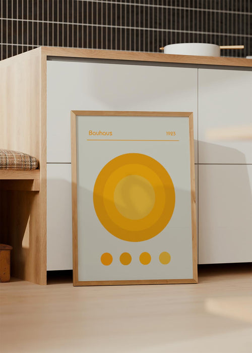 Bauhaus 1923 yellow poster