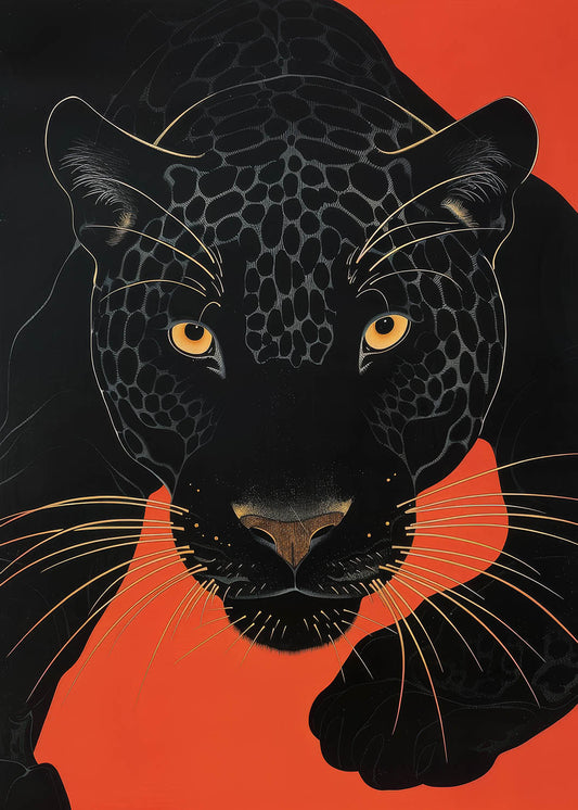 jaguar vintage poster