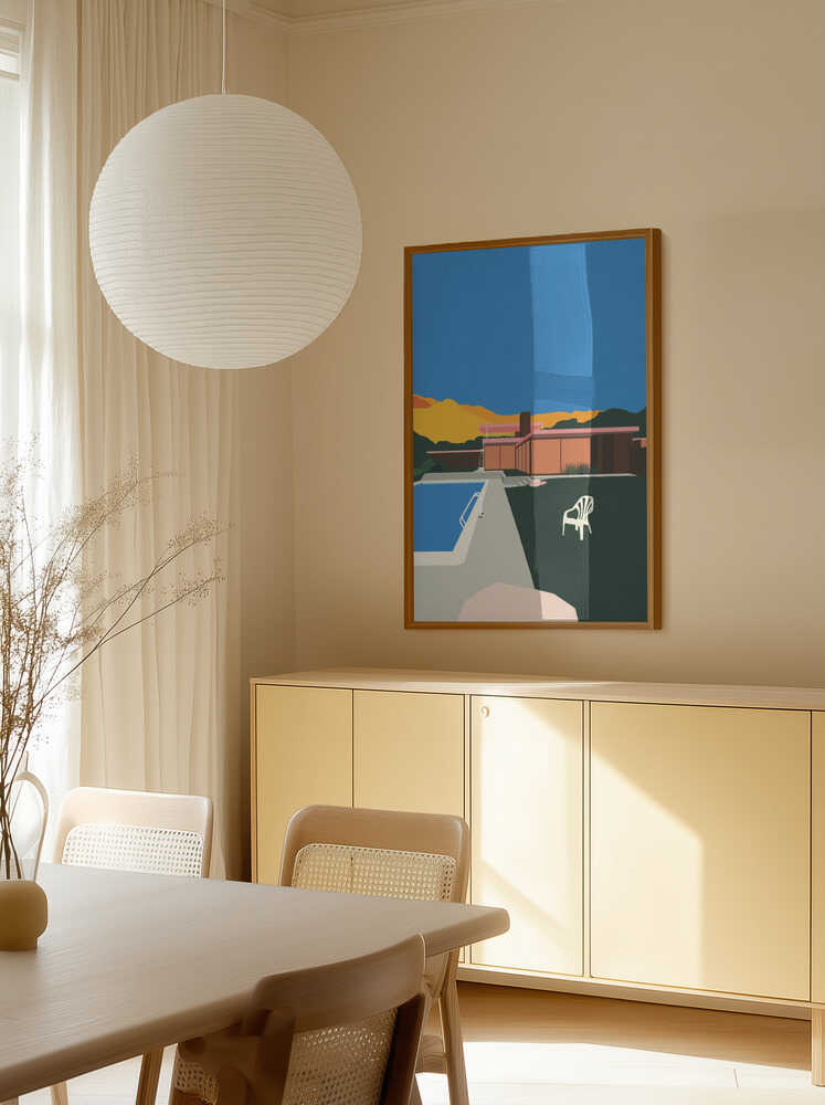 Kaufmann Desert House Poolside Poster