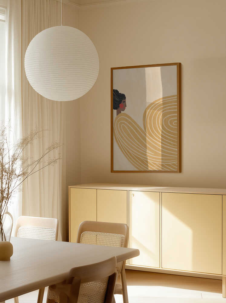 The Woman With the Yellow Stripes poster