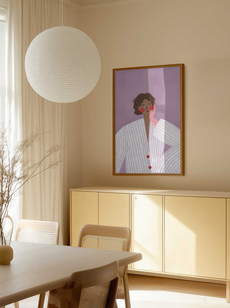 The Woman With the Pink Glove