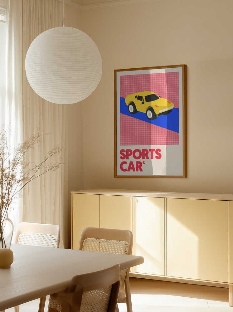 Sports Car Poster