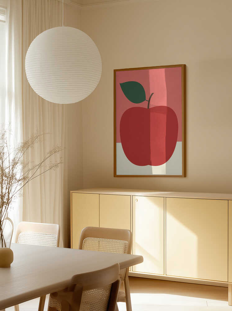 Red Apple Poster