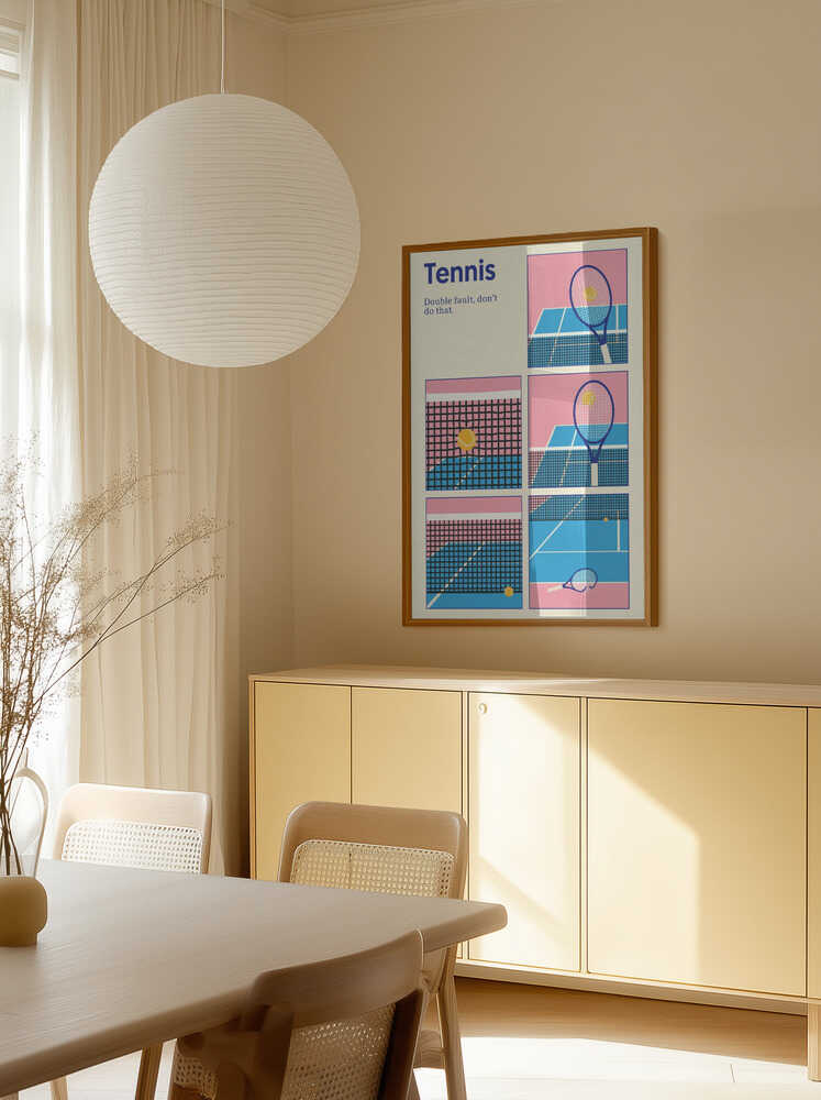 Poster Tennis Double Vault