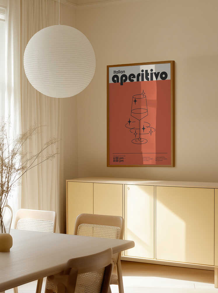 Sparkling Italian Aperitivo Poster