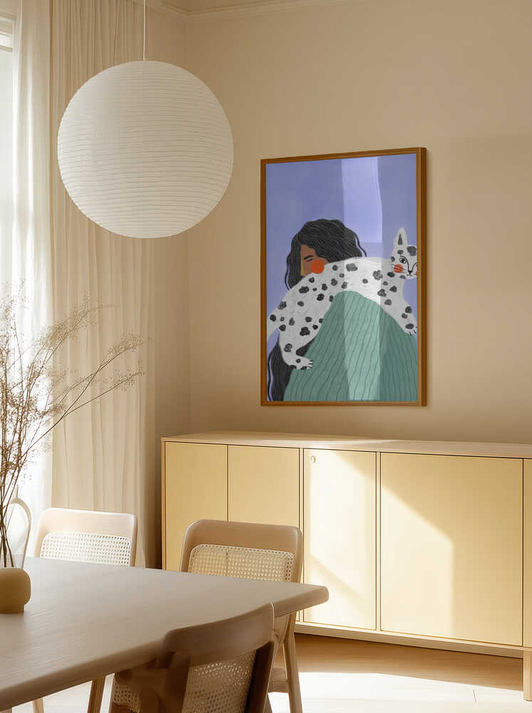 THE WOMAN WITH THE CAT