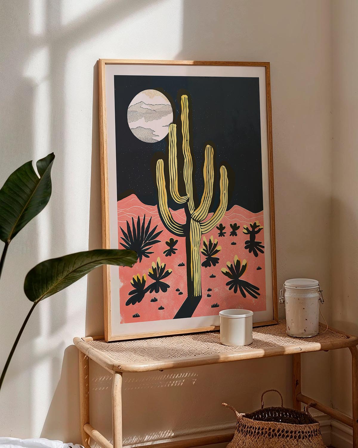 Desert night poster