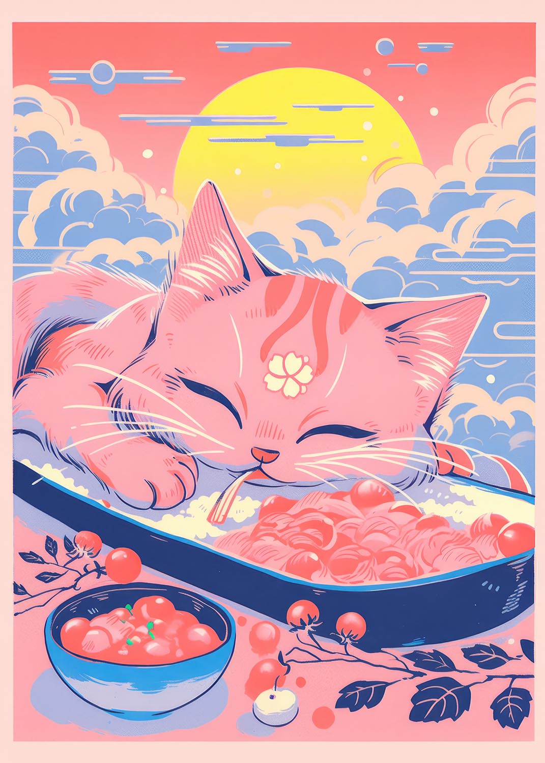Cat Poster Rythme Cat poster – Poster Wall