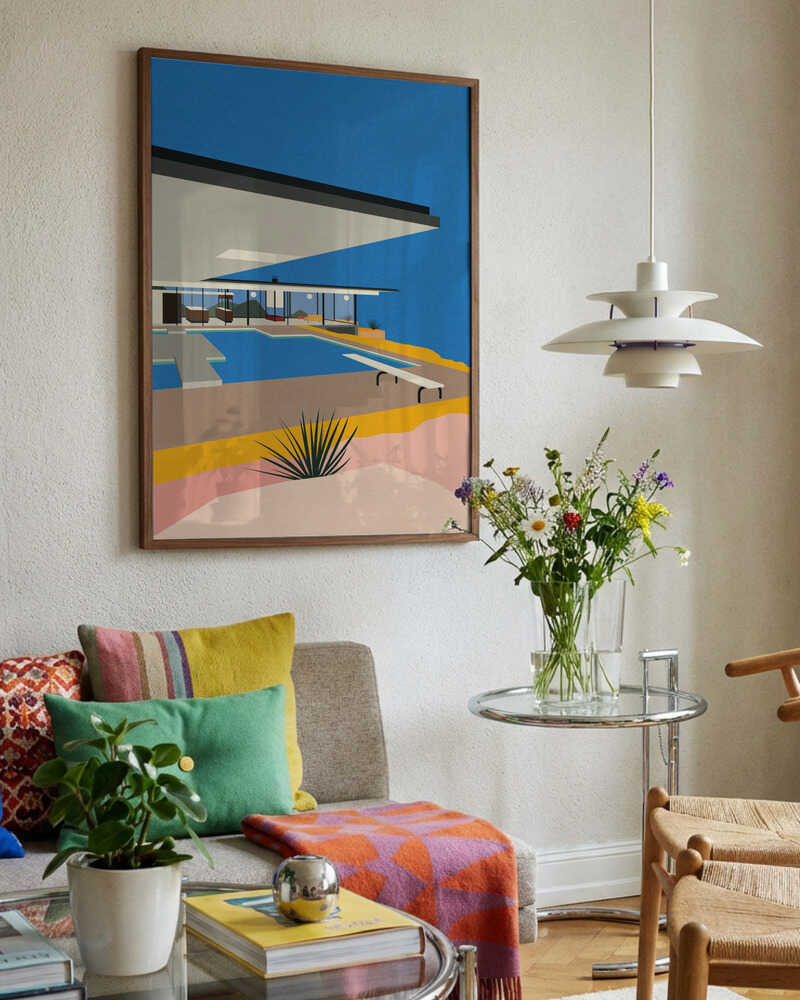 La Stahl House Poster