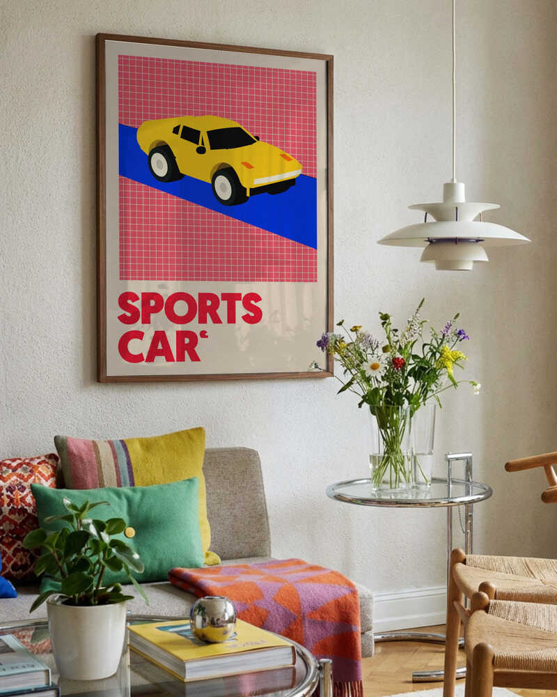 Sports Car Poster