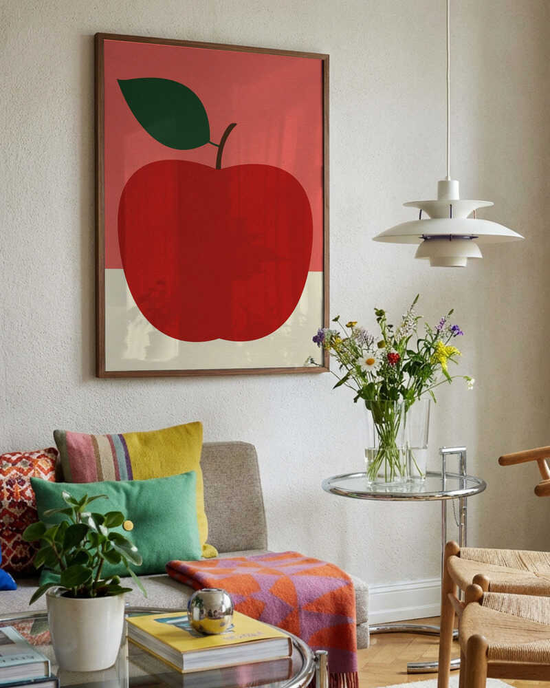 Red Apple Poster