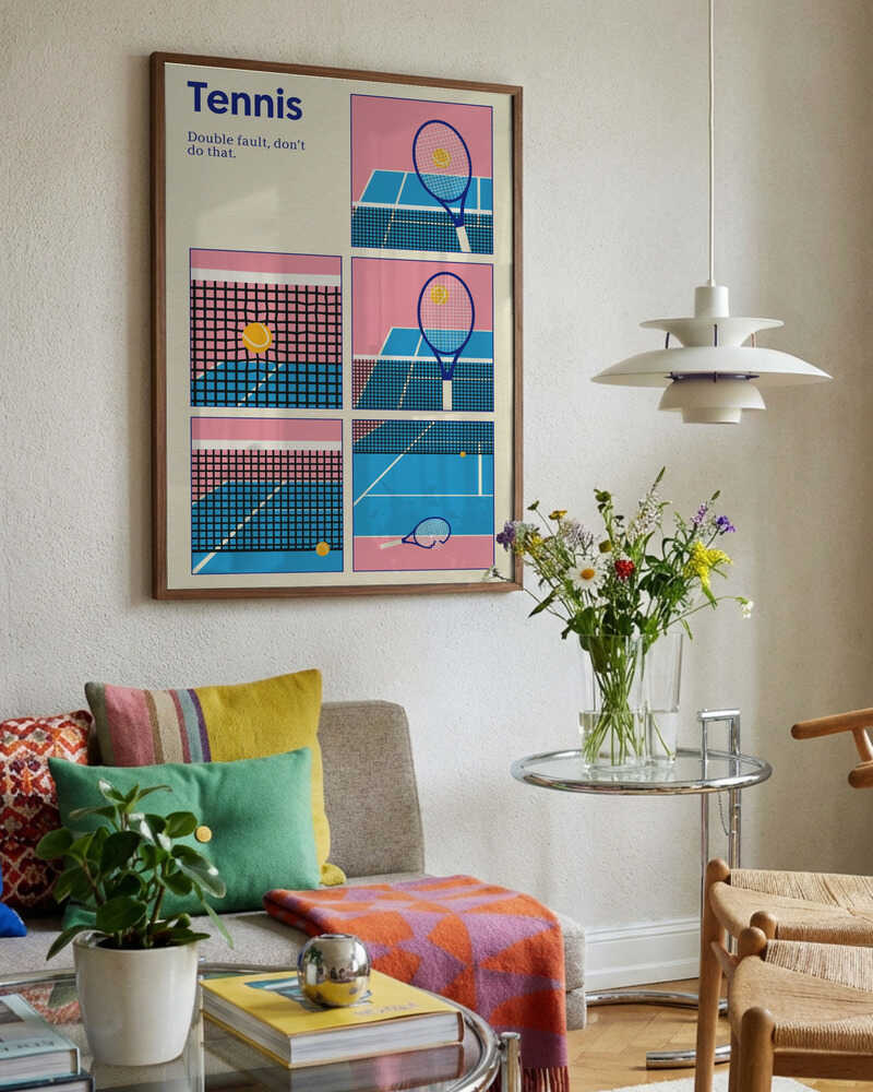 Poster Tennis Double Vault