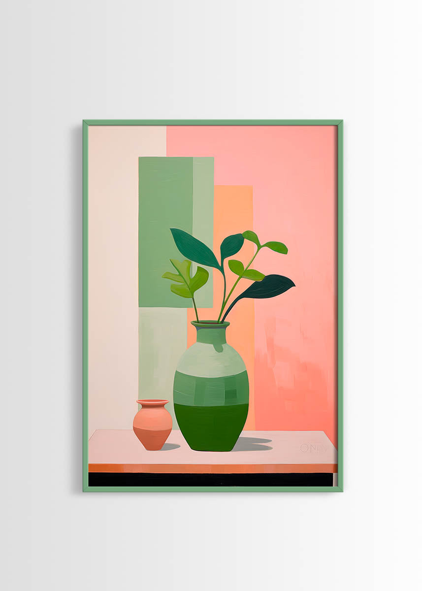 Contemporary still life poster