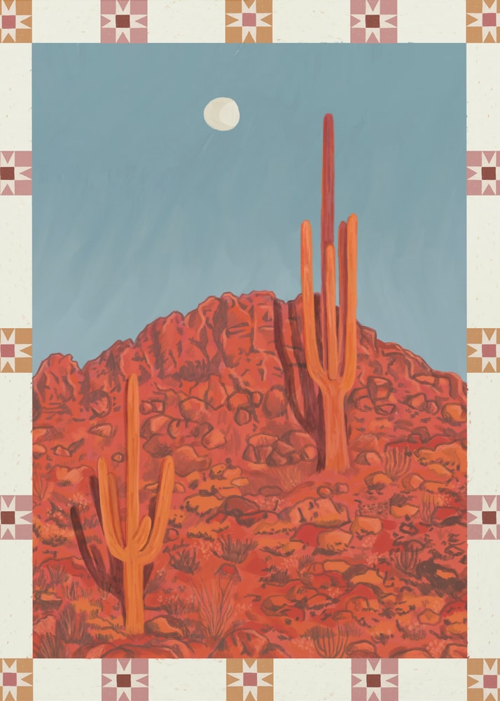 Desert Moon Saguaro