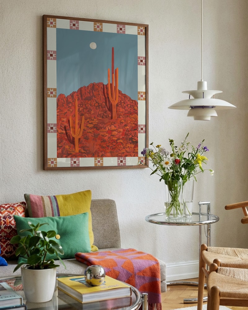 Desert Moon Saguaro