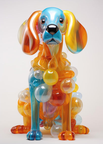 Dog Bubble poster