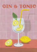 Gin and Tonic Cocktail