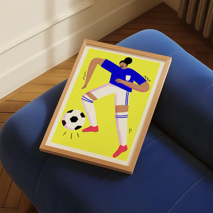 Footballer poster