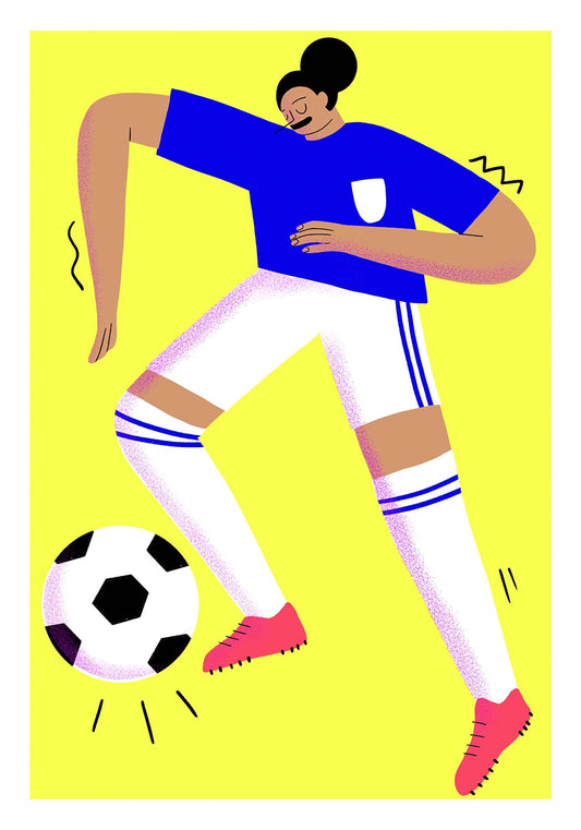 Footballer poster