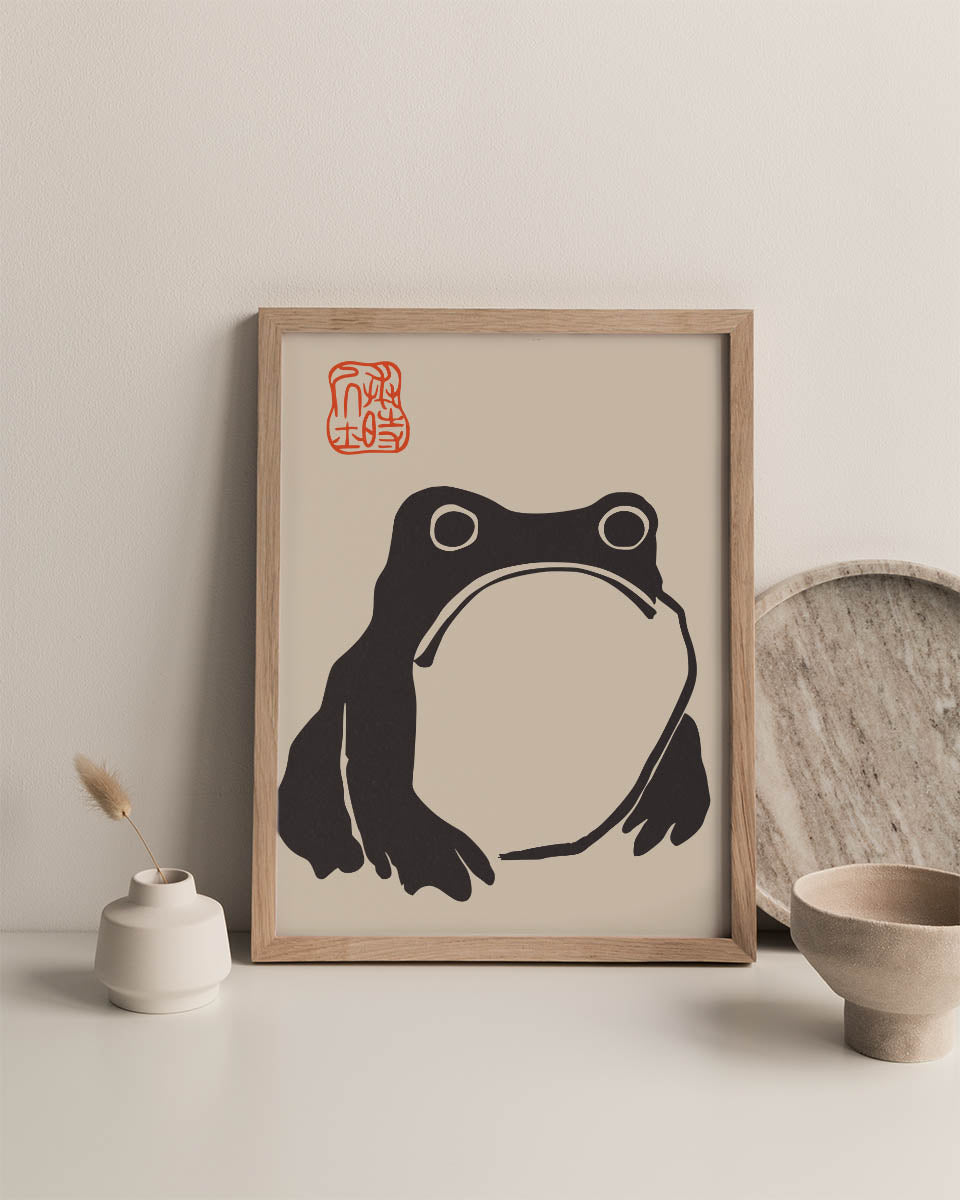 Matsumoto Hoji frog poster