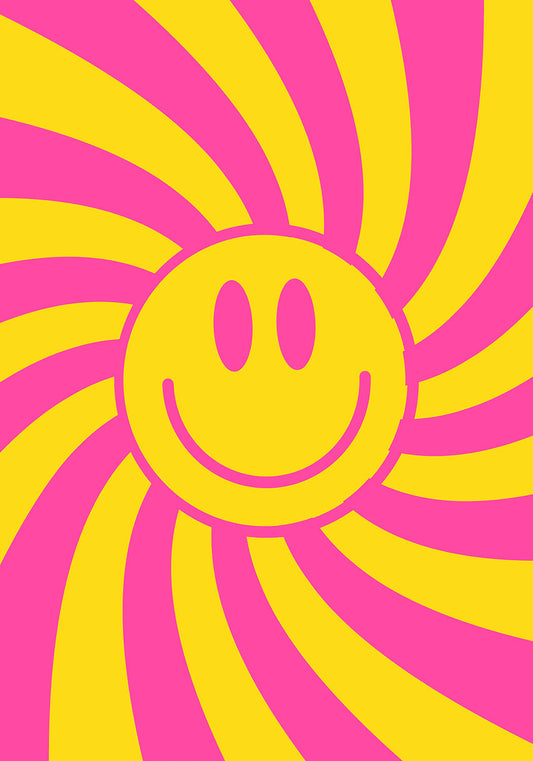 Happy face poster