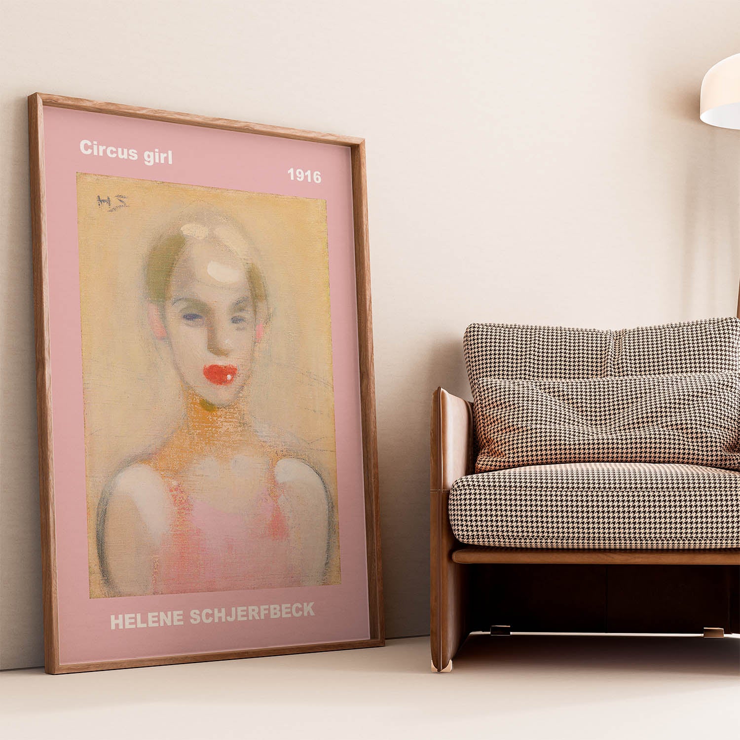 Helen Schjerfbeck s Circus Girl Iconic Modernist Artwork Poster Helen Schjerfbeck s Circus Girl Iconic Modernist Artwork Poster