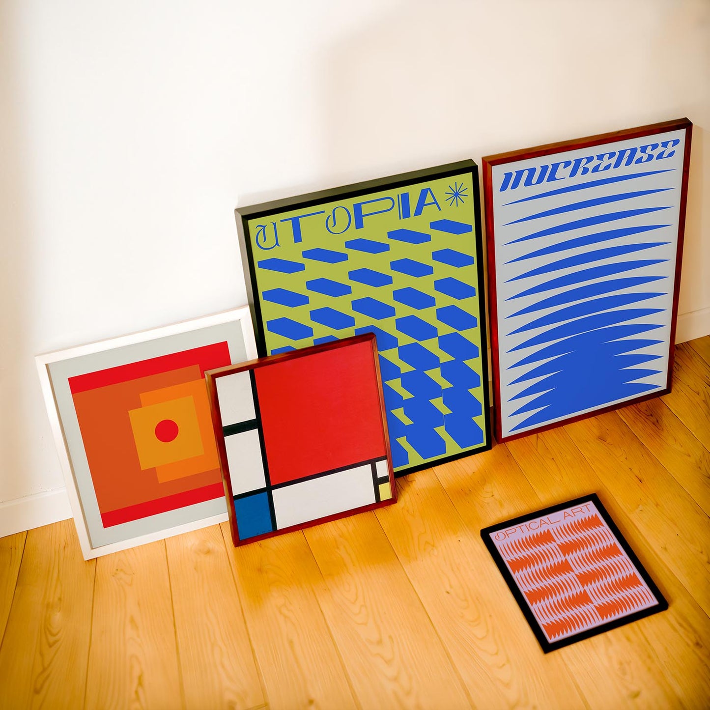 Optical art poster