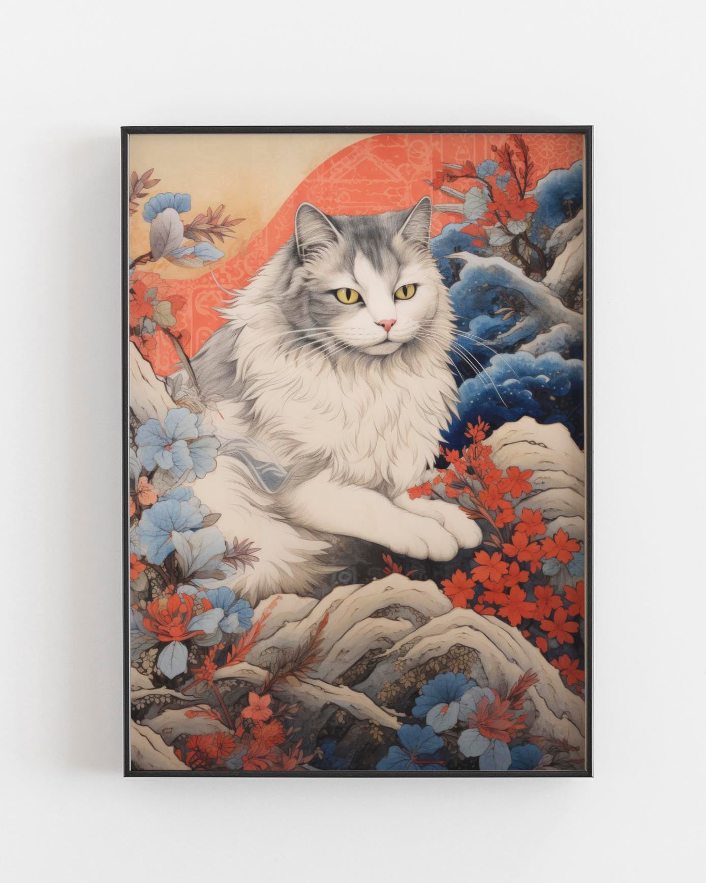 Japanese cat poster