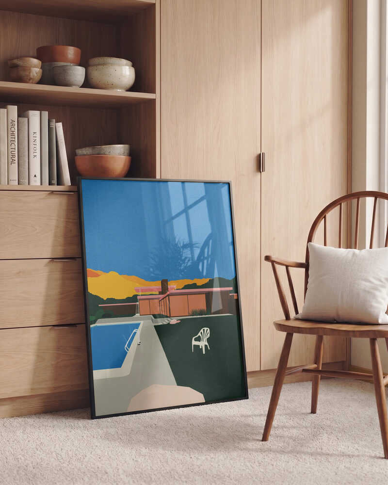 Kaufmann Desert House Poolside Poster