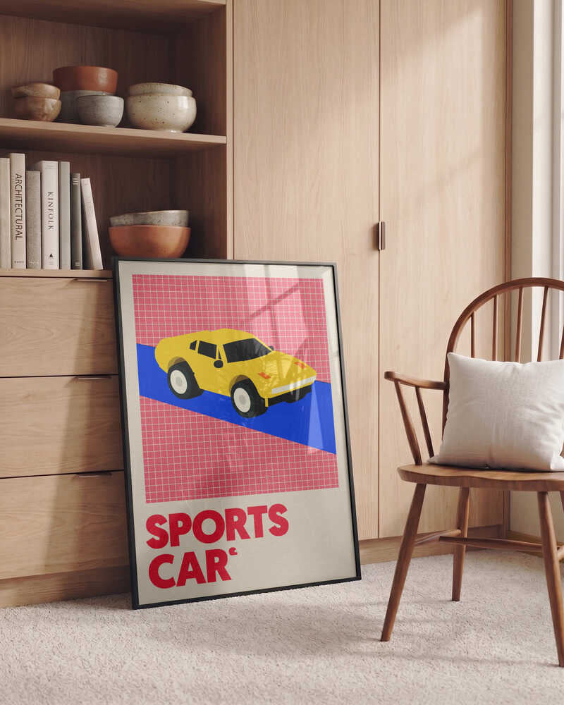 Sports Car Poster