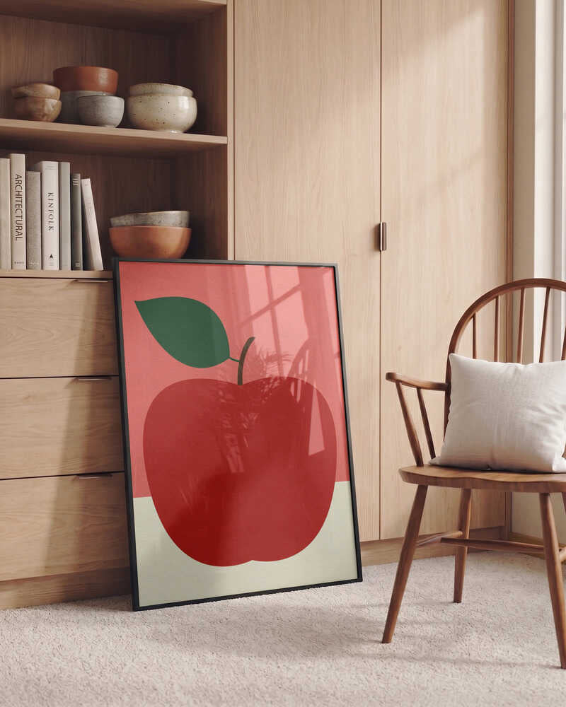 Red Apple Poster