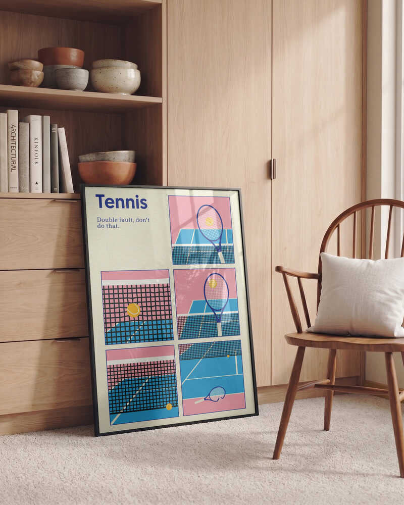 Poster Tennis Double Vault