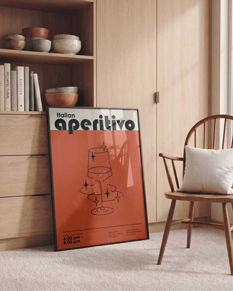 Sparkling Italian Aperitivo Poster
