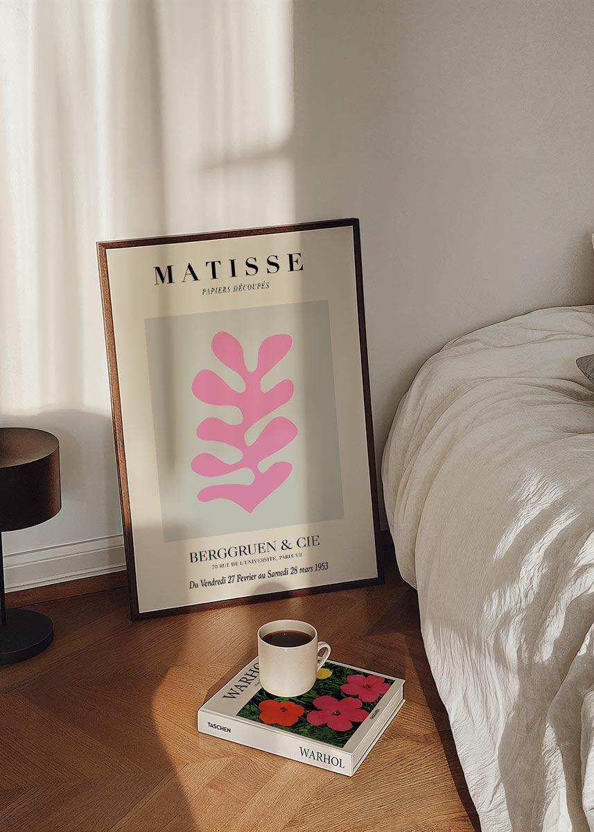 Matisse Papiers Découpés pink poster