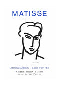 Henri Matisse - lithographies poster