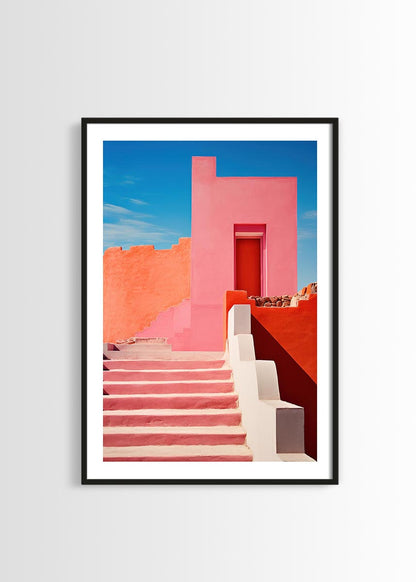 Mediterranean living poster