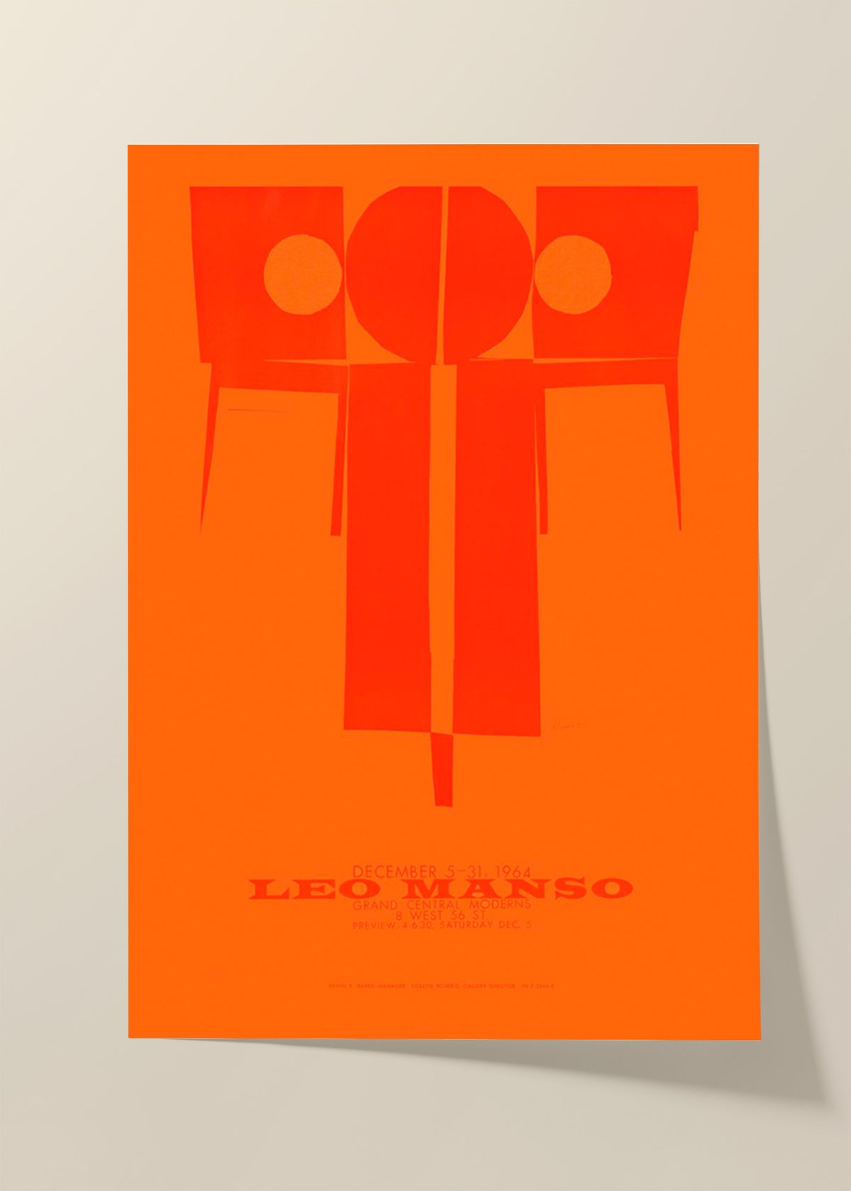 Leo manso poster