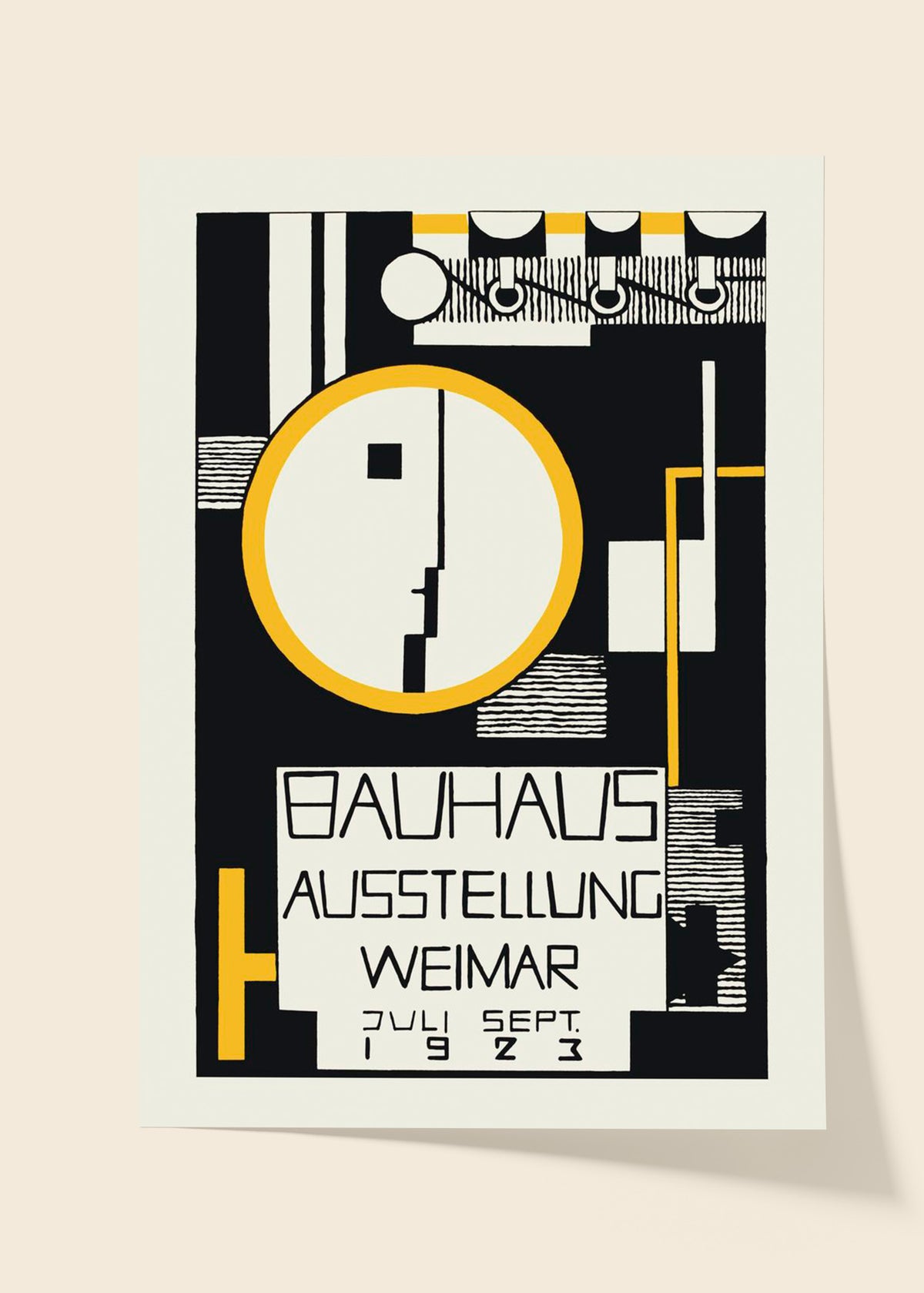 Bauhaus Ausstellung logo poster