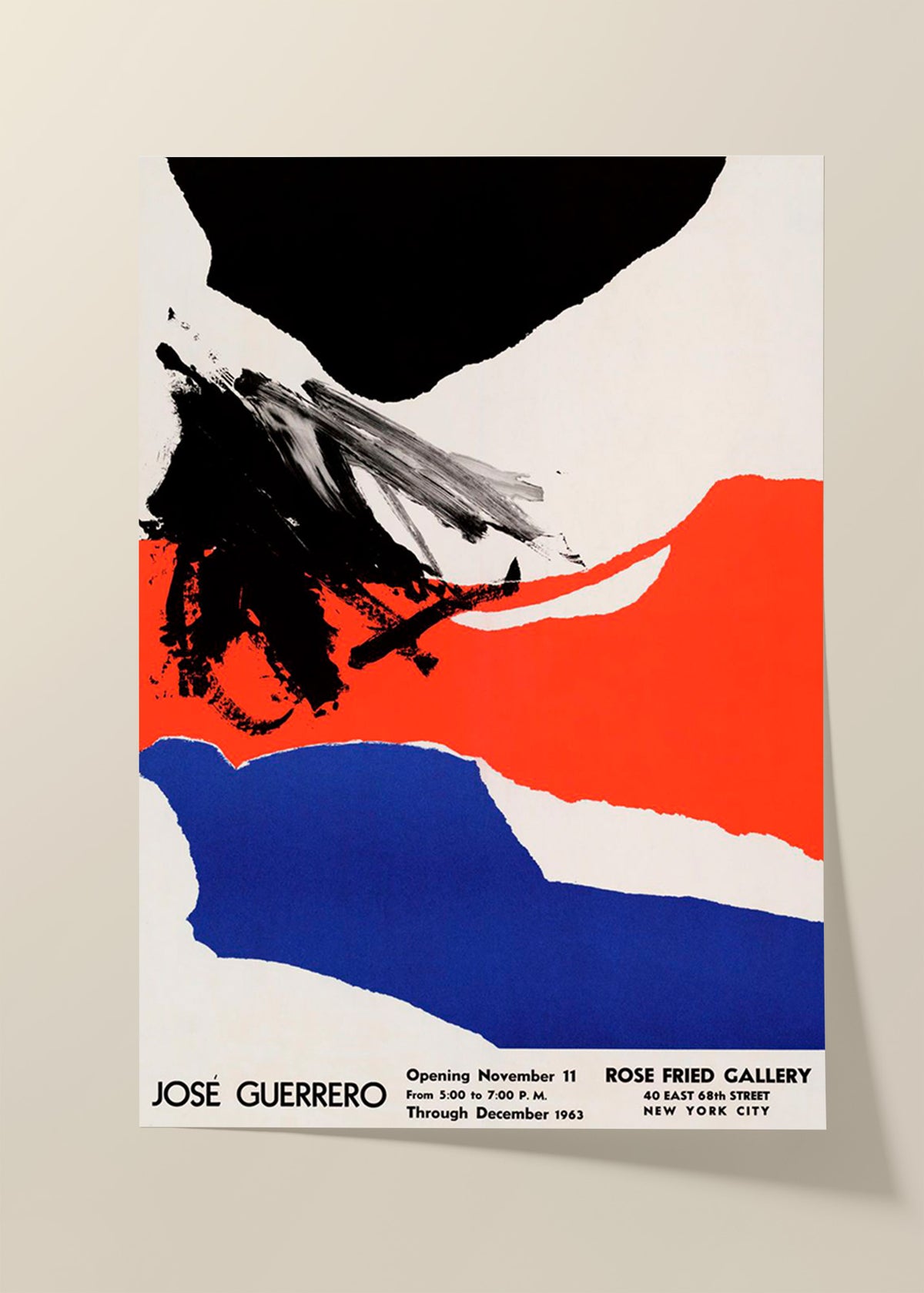 Jose Guerrero poster