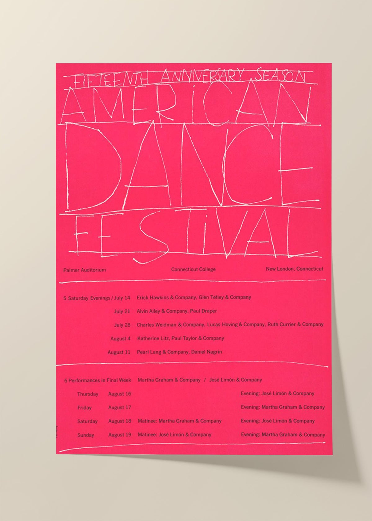American dance festival poster