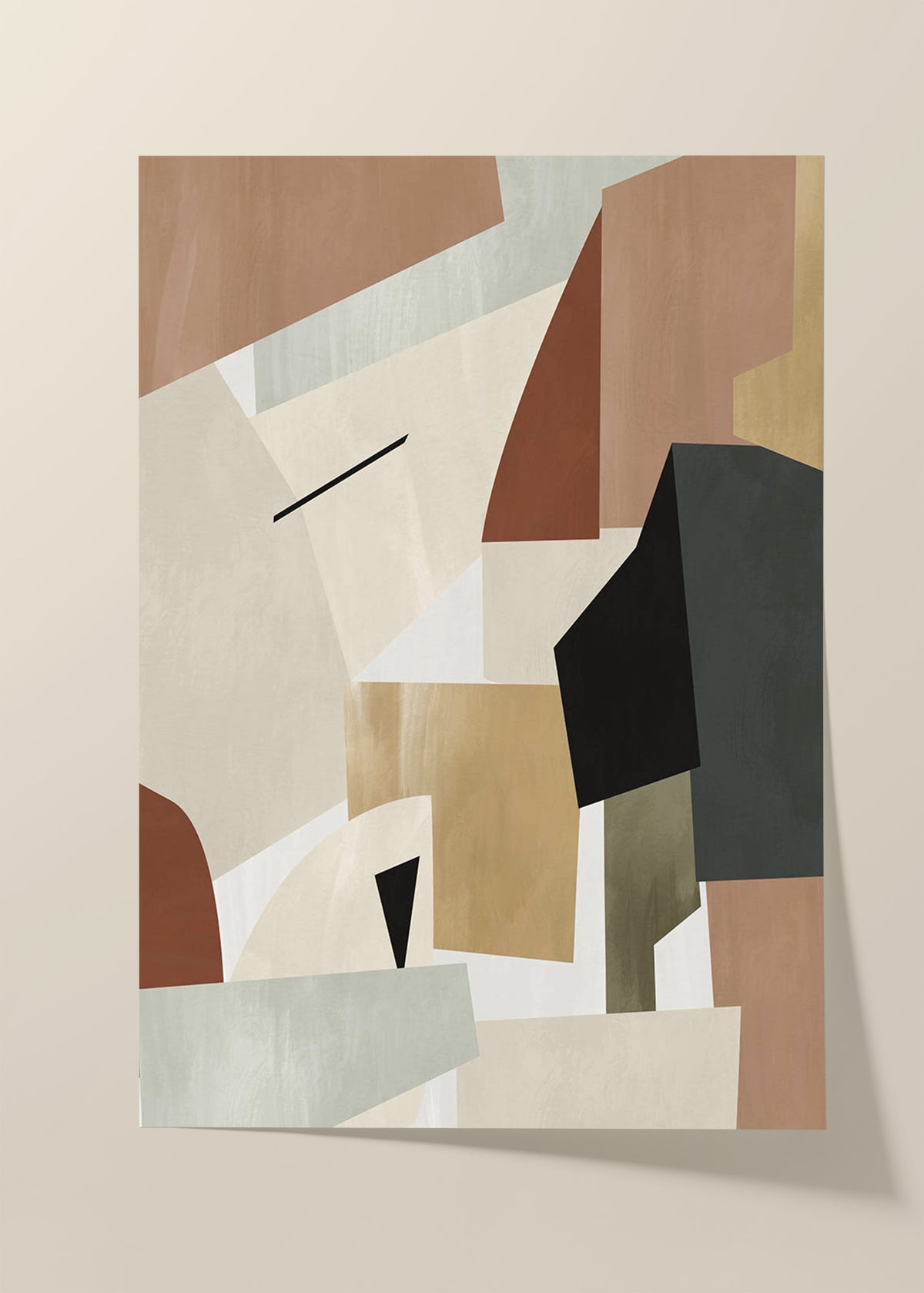 Abstract art poster