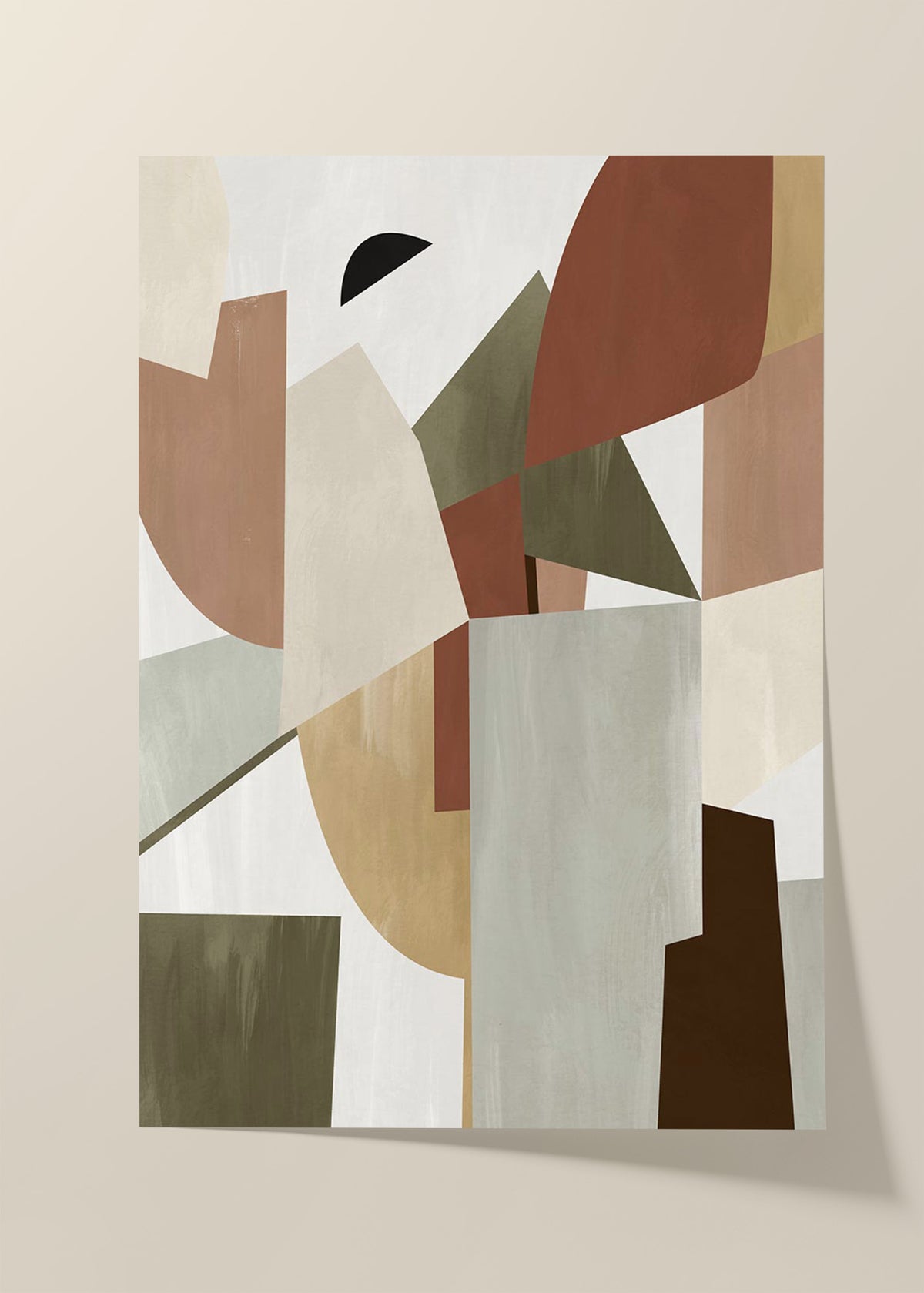Abstract art poster
