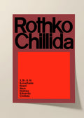 Rothko & Chillida poster