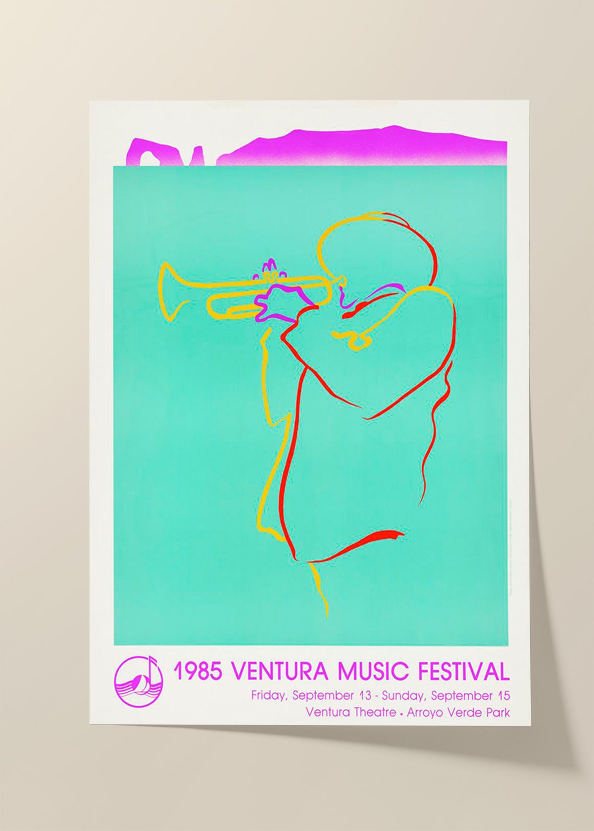 Ventura music festival poster