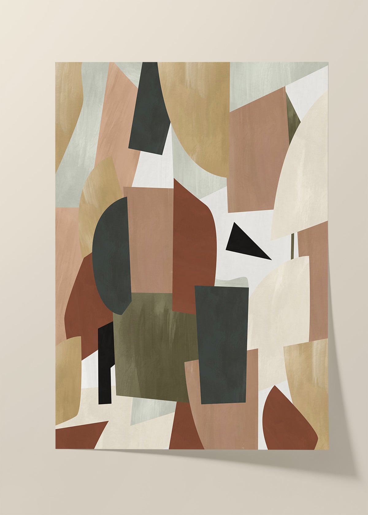 Abstract art poster